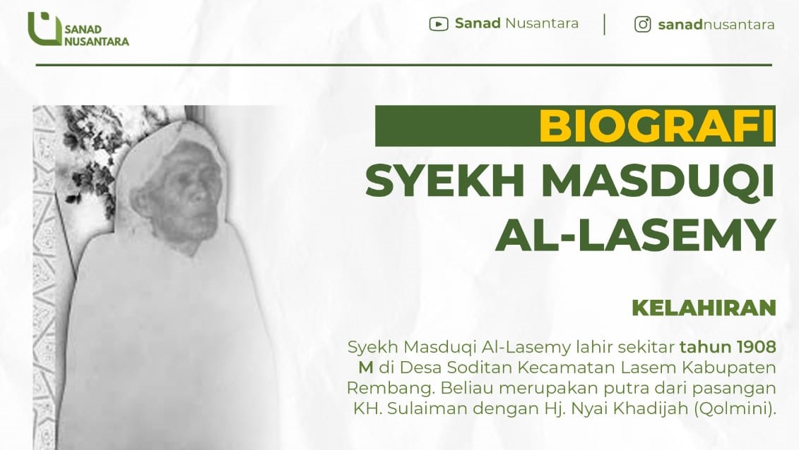 Biografi Syekh Masduqi al-Lasemi